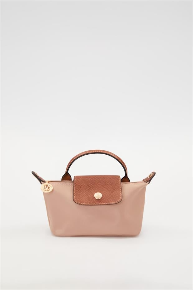 Vizon Deri Kapak Detaylı El Çantası