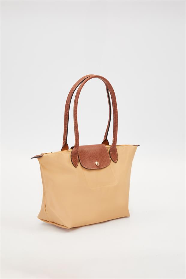 Vizon Deri Kapaklı Uzun Askılı Omuz Çantası