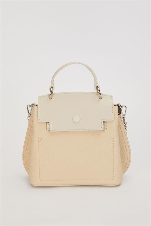 Vizon İnci Askı Detaylı El Çantası