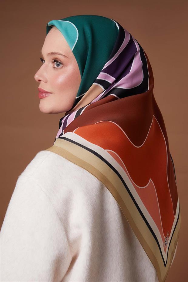 Vizon Kamuflaj Desen Aura Eşarp