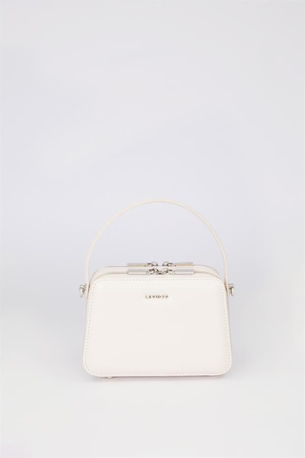 Vizon Kare Bombe Görünümlü Omuz Çantası