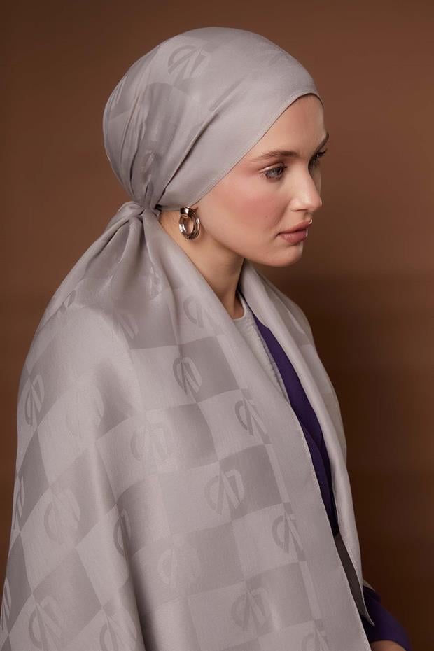 Vizon Kare LVD Baskılı Naia Jakar Şal