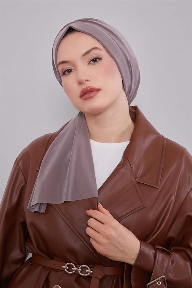 Vizon Kelebek Desen Hazır Şal