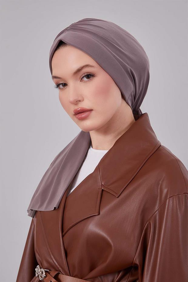 Vizon Kelebek Desen Hazır Şal