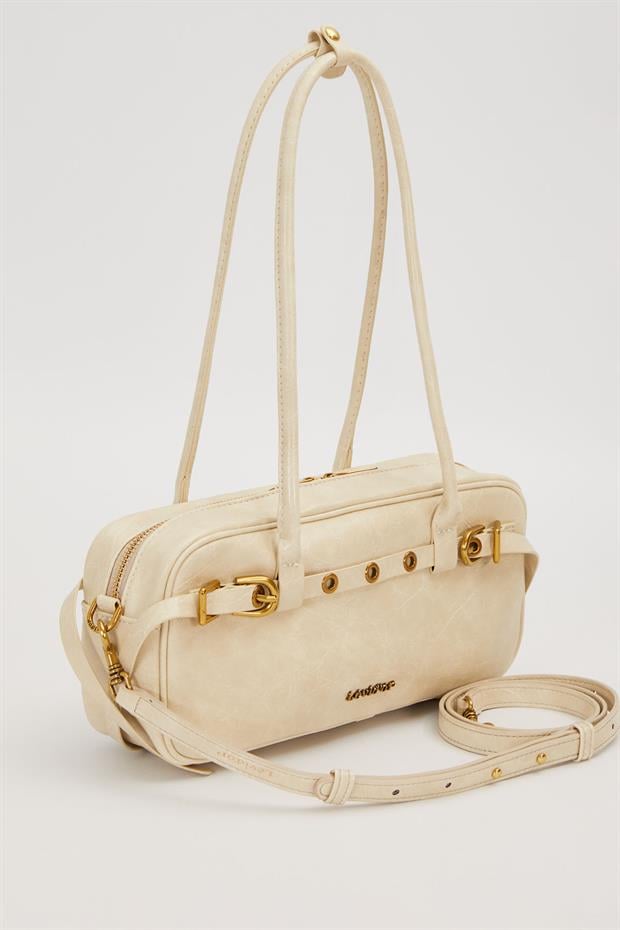 Vizon Kemer Detaylı Uzun Askılı Omuz Çantası