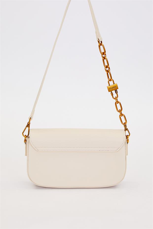 Vizon Kilit Zincirli Omuz Çantası