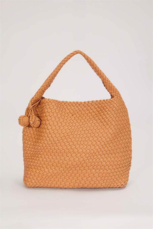 Vizon Kısa Askılı Örgü Model El Çantası