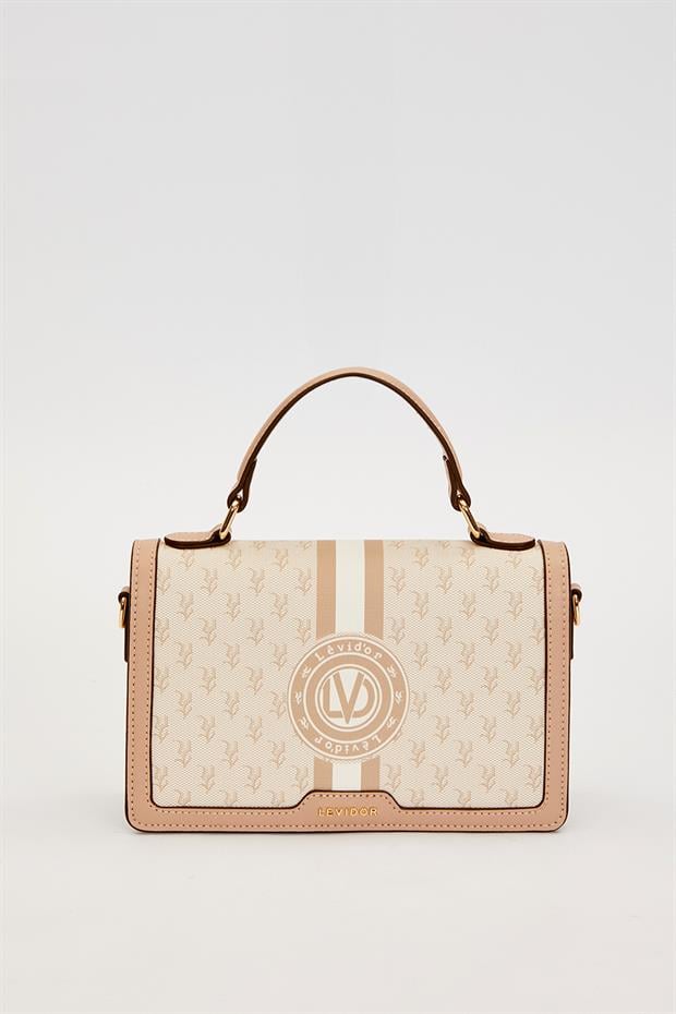 Vizon Logolu Monogram Desen El Çantası