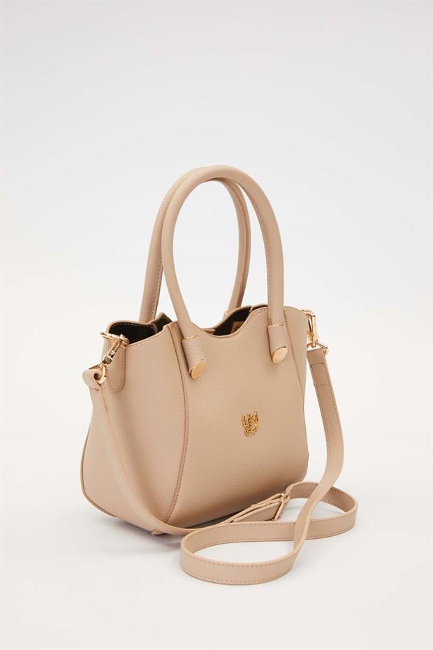 Vizon Metal Aksesuarlı El Çanta