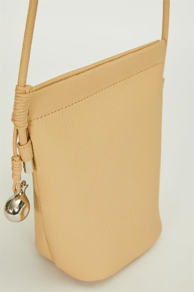 Vizon Metal top Aksesuarlı Omuz Çantası