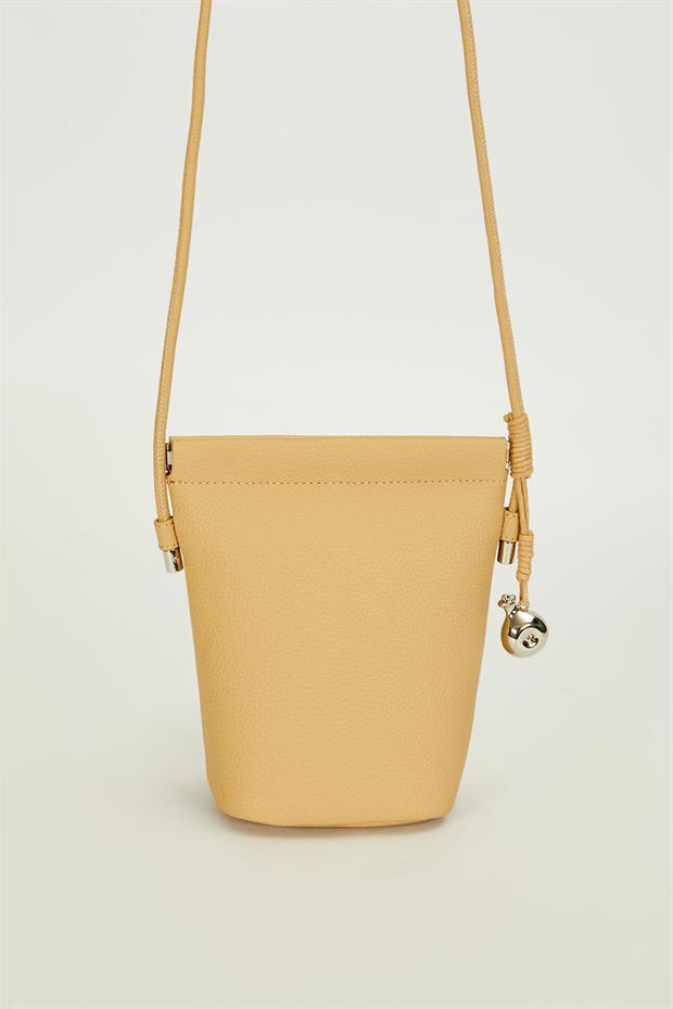 Vizon Metal top Aksesuarlı Omuz Çantası