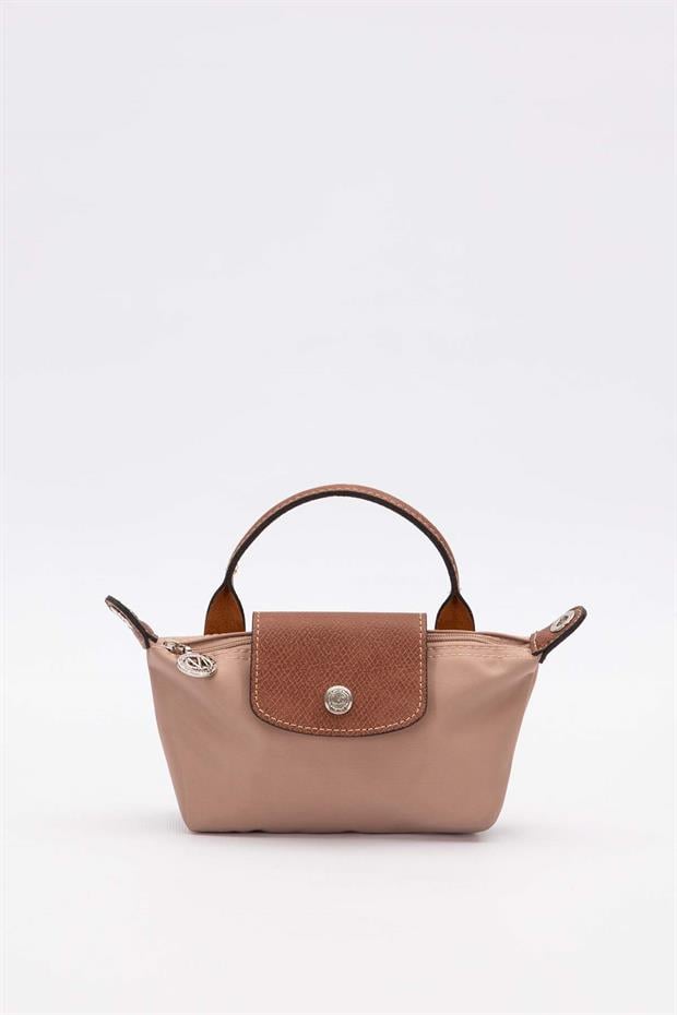 Vizon Mini Boy Deri Kapak Detaylı El Çantası