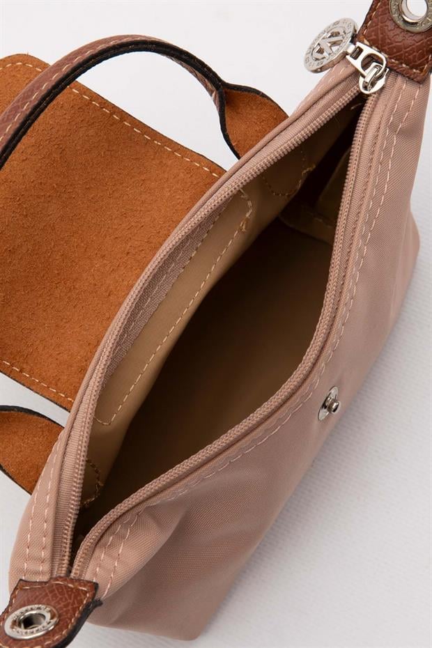 Vizon Mini Boy Deri Kapak Detaylı El Çantası