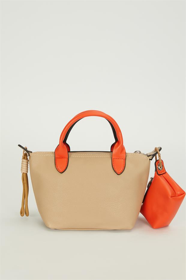 Vizon Mini Çanta Aksesuar Detaylı El Çantası