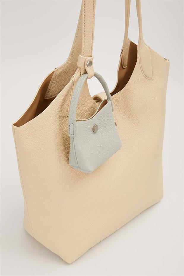 Vizon Mini Çanta Detaylı Omuz Çantası