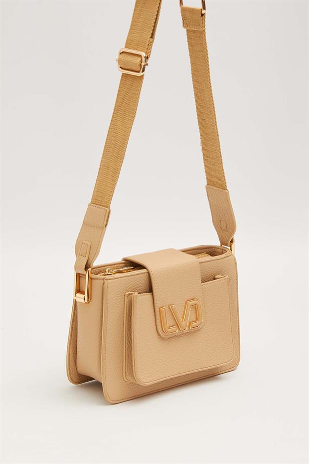 Vizon Ön Cep Detaylı Omuz Çantası