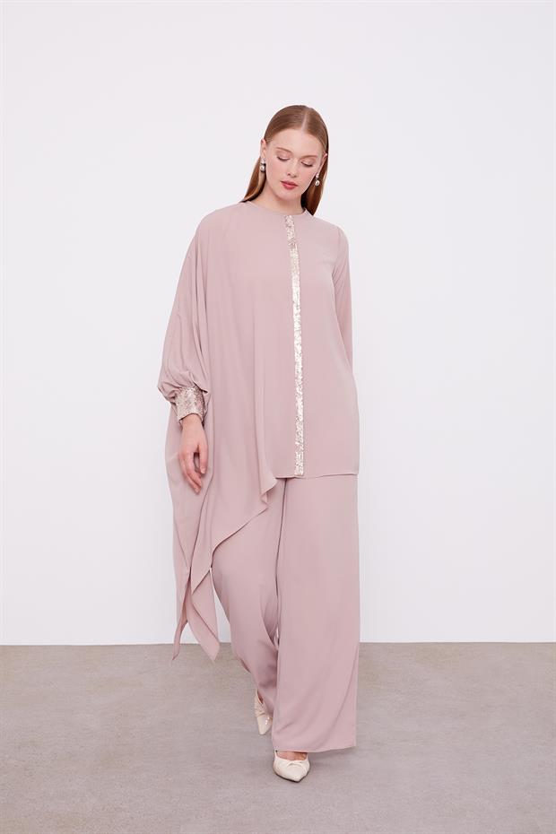 Vizon Payet Detay Tunik Takım