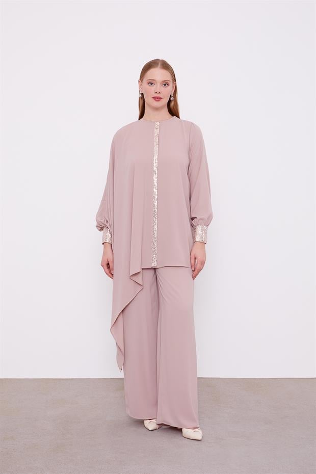 Vizon Payet Detay Tunik Takım