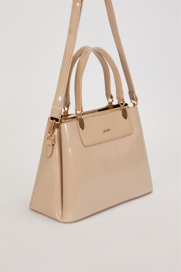 Vizon - Rugan Üç Bölmeli El Çantası