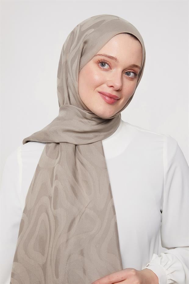 Vizon Soyut Desen Grazia Şal