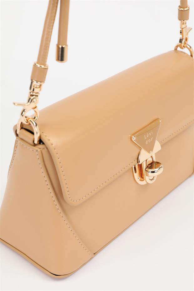 Vizon Büzgü Detay Omuz Çantası