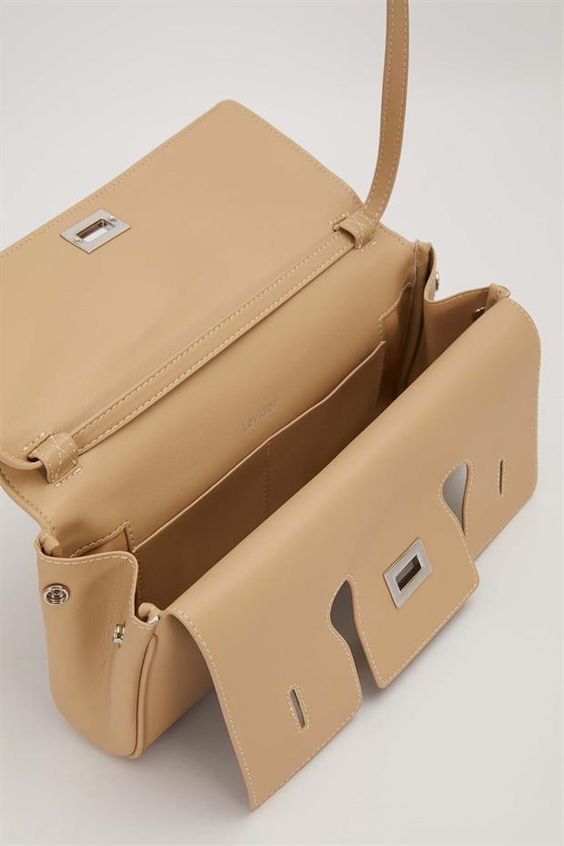 Vizon Yatay Form Omuz Çantası