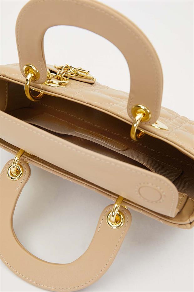 Vizon Zincir Askı Aksesuarlı El Çantası