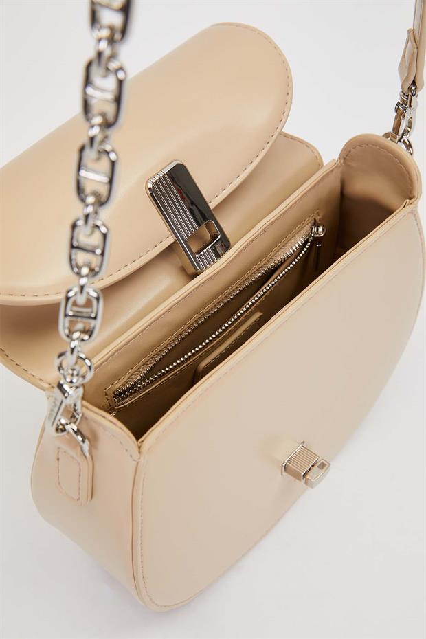 Vizon Zincir Askı Detaylı El Çantası