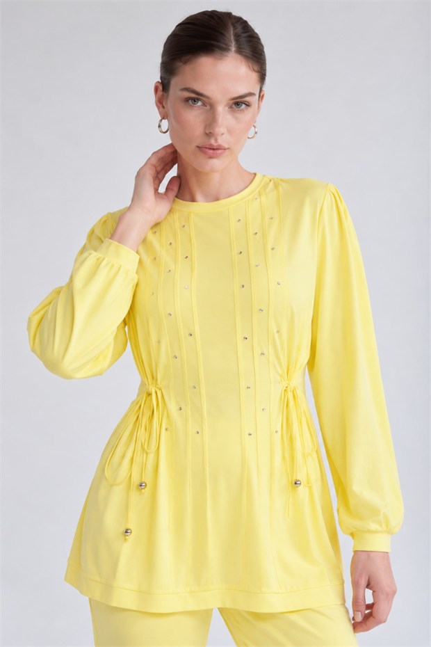 Yanları İp Bağlamalı Spor Takım Sarı