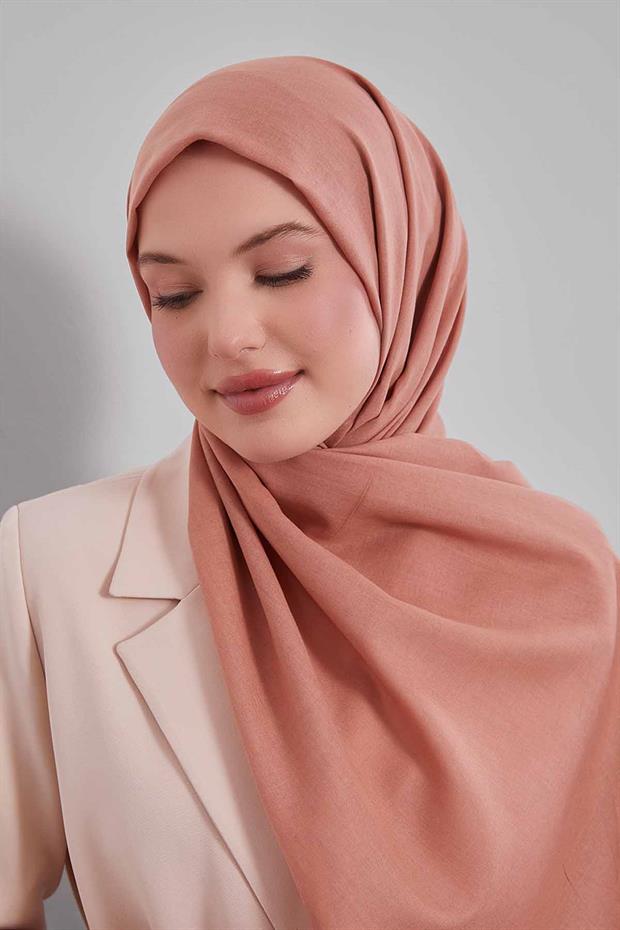 Yavruağzı Düz Tensel Şal