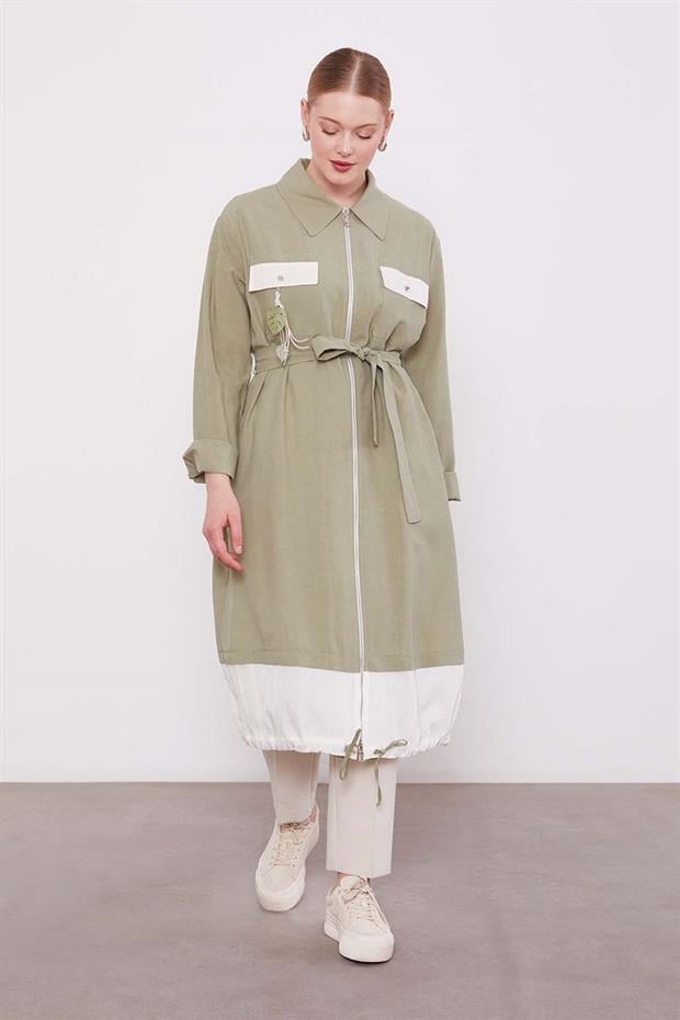 Yeşil Cep Aksesuar Detaylı Cupra Kap