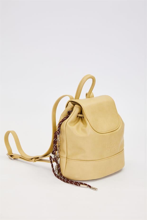 Yeşil Charm Aksesuar Detaylı Sırt Çantası