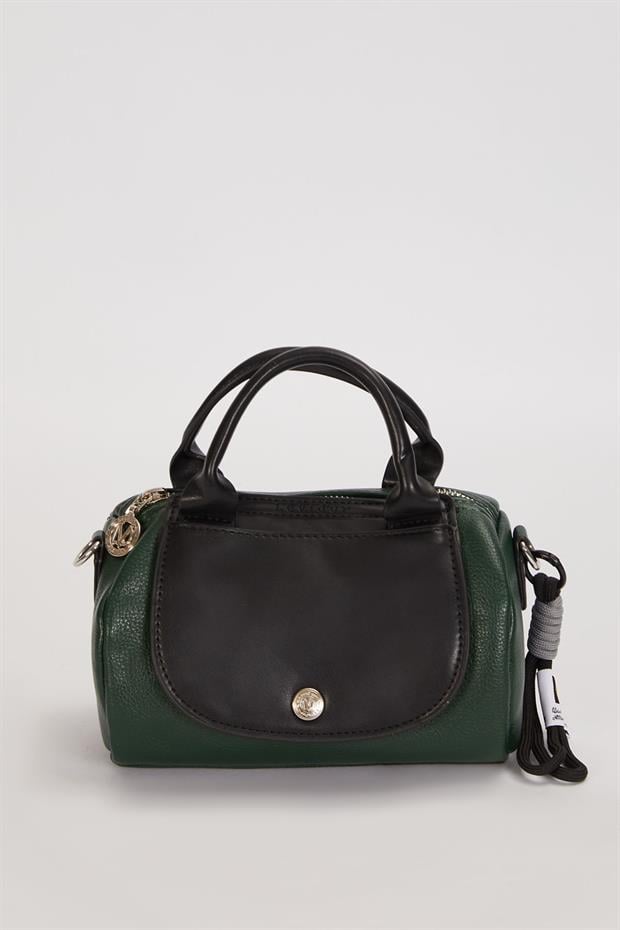 Yeşil Çok Renkli El Çantası