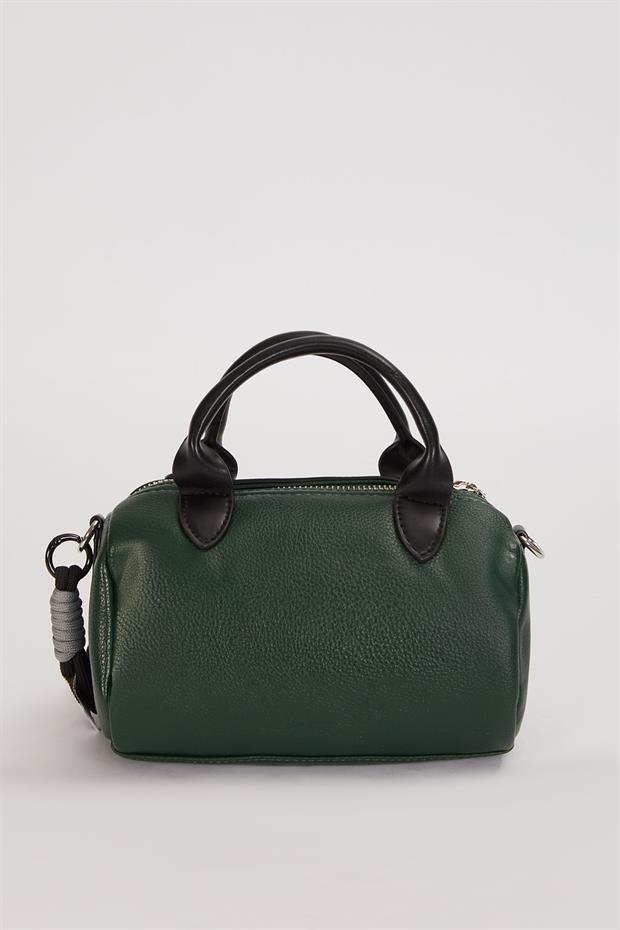 Yeşil Çok Renkli El Çantası