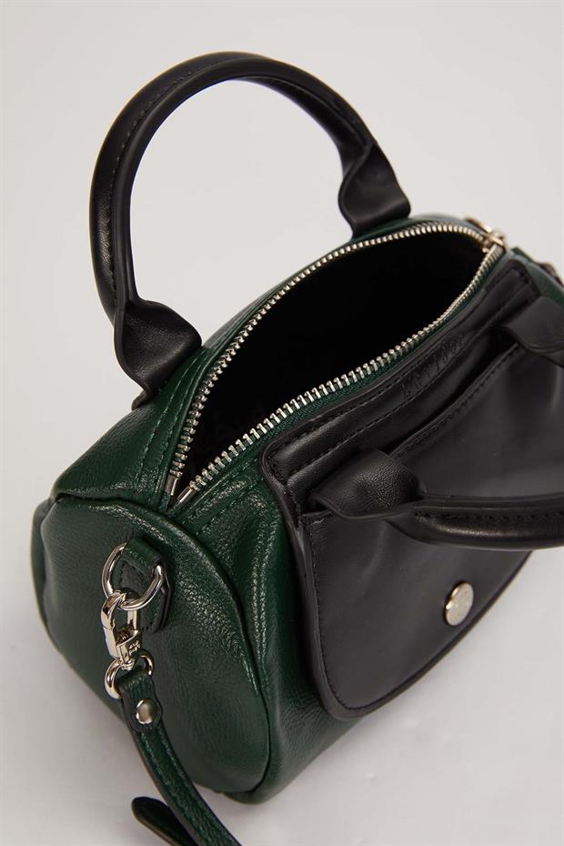 Yeşil Çok Renkli El Çantası