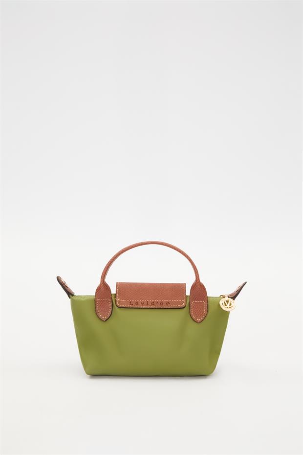 Yeşil Deri Kapak Detaylı El Çantası