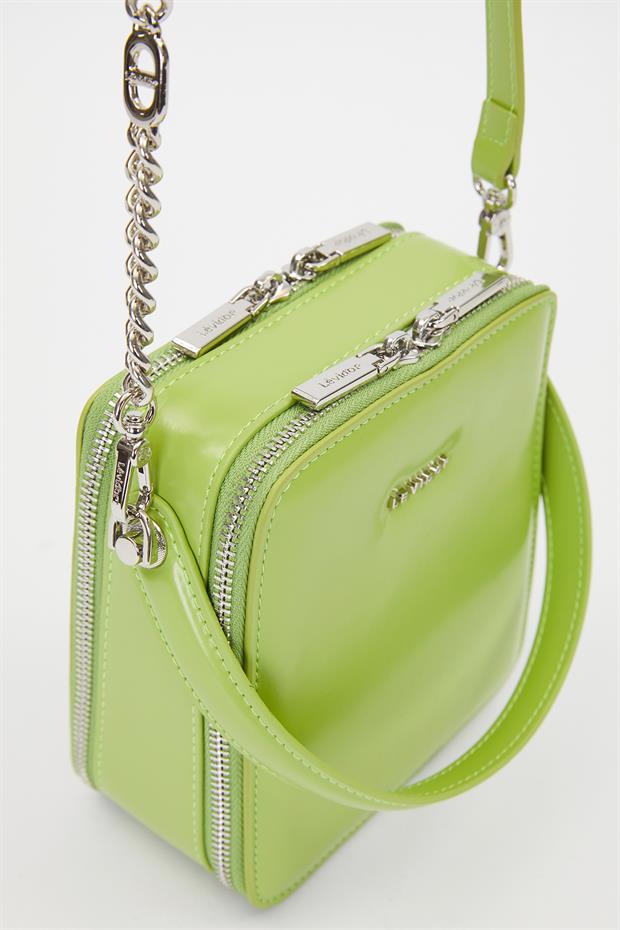 Yeşil Dikdörtgen Model Omuz Çantası