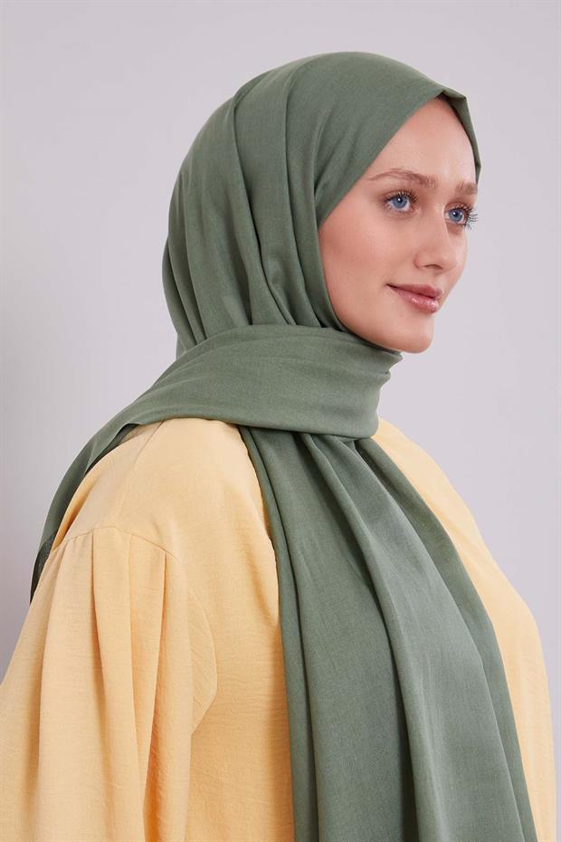 Yeşil Düz Tensel Şal