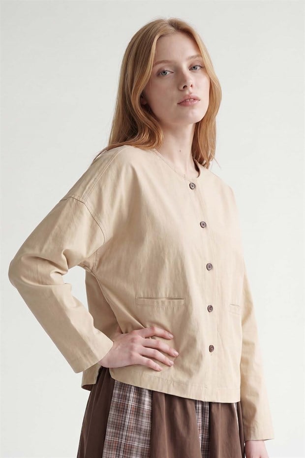 Yeşil Hakim Yaka Ceket