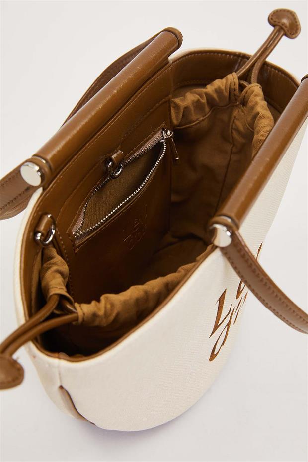 Yeşil Hasır Görünümlü El Çantası