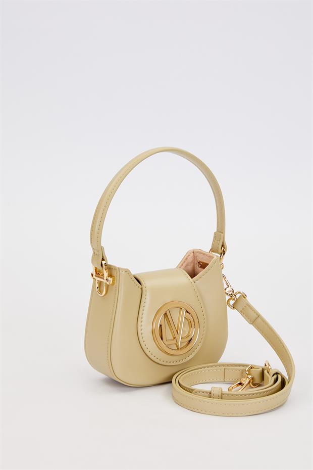 Yeşil Logo Detay Zincirli El Çantası