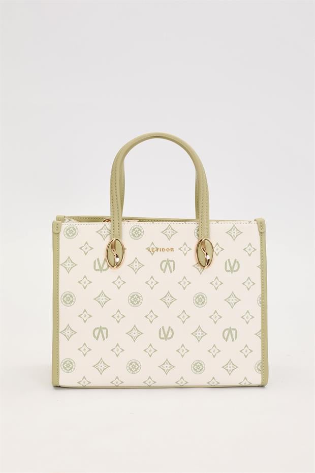 Yeşil LVD Baskılı El Çantası