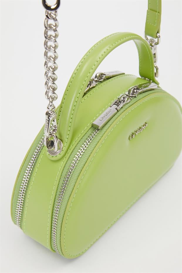 Yeşil Yarım Ay Model Omuz Çantası