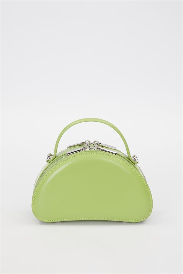 Yeşil Yarım Ay Model Omuz Çantası