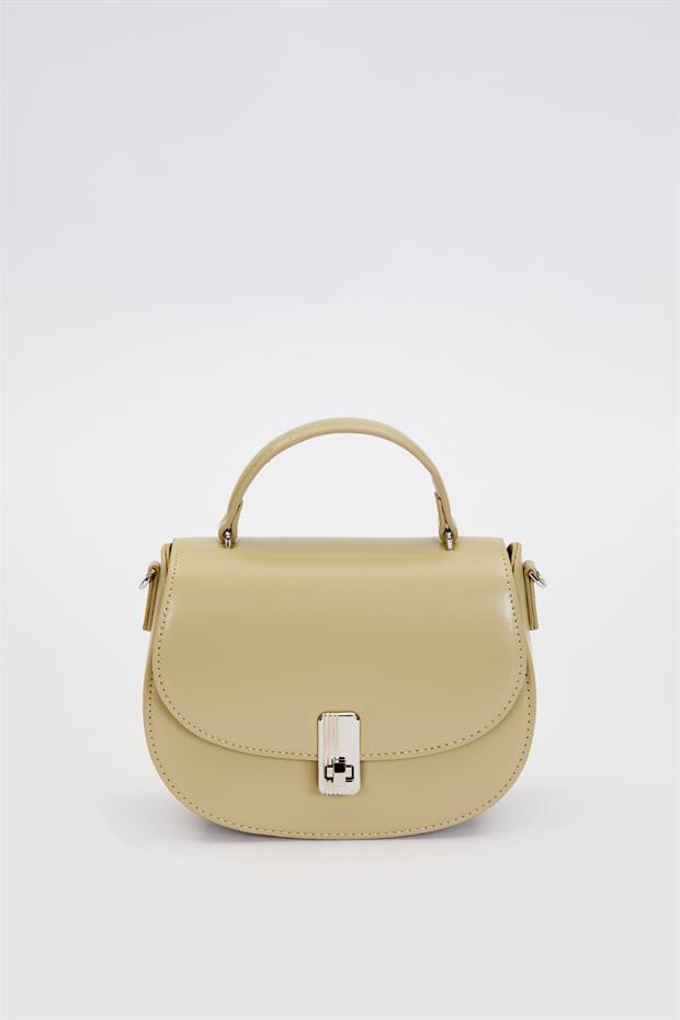 Yeşil Zincir Askı Detaylı El Çantası