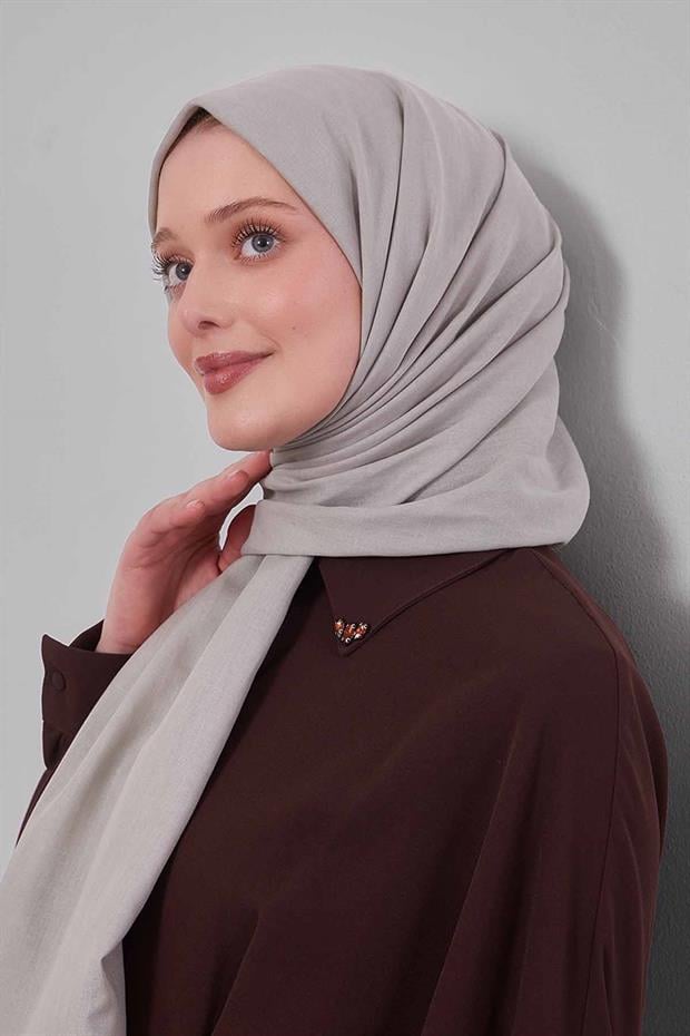 Yosun Yeşili Düz Tensel Şal