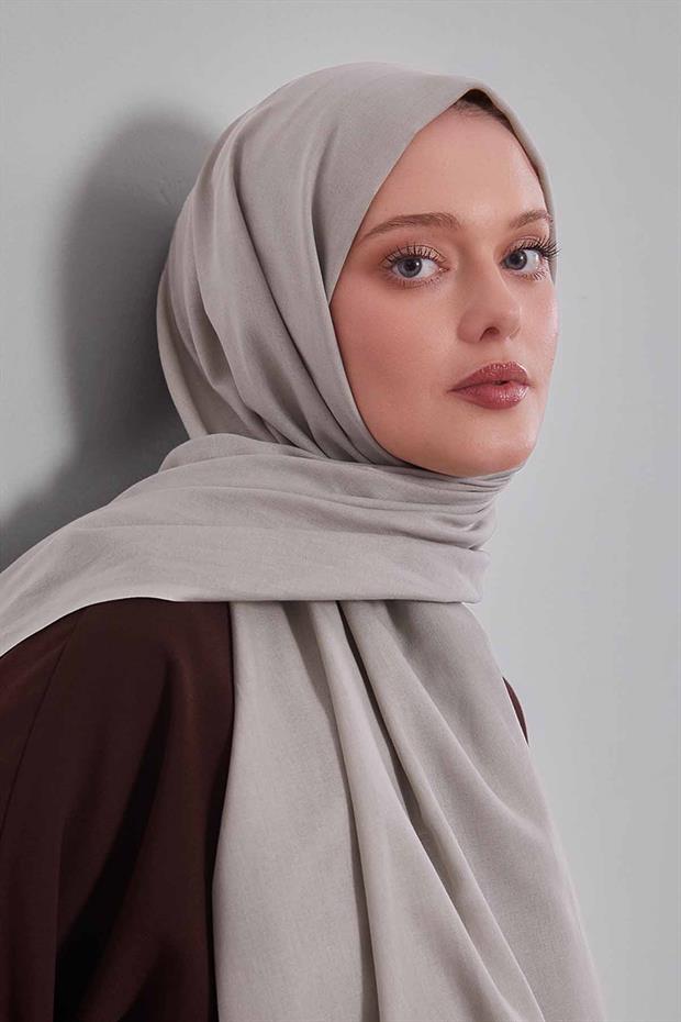 Yosun Yeşili Düz Tensel Şal