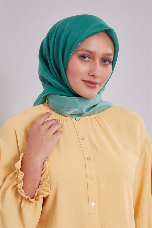 Zümrüt Çift Renk Kehribar Eşarp