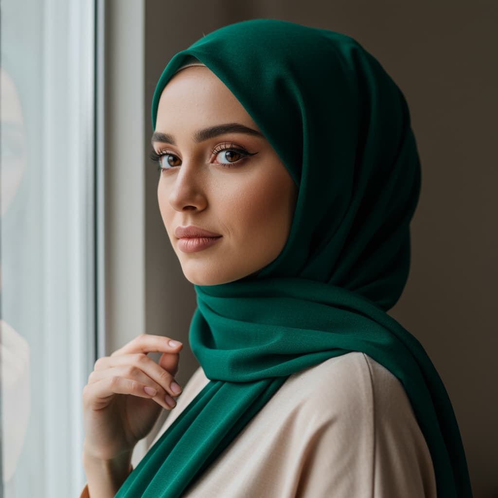 Mavi Gözlü Kadınlara Şallar 