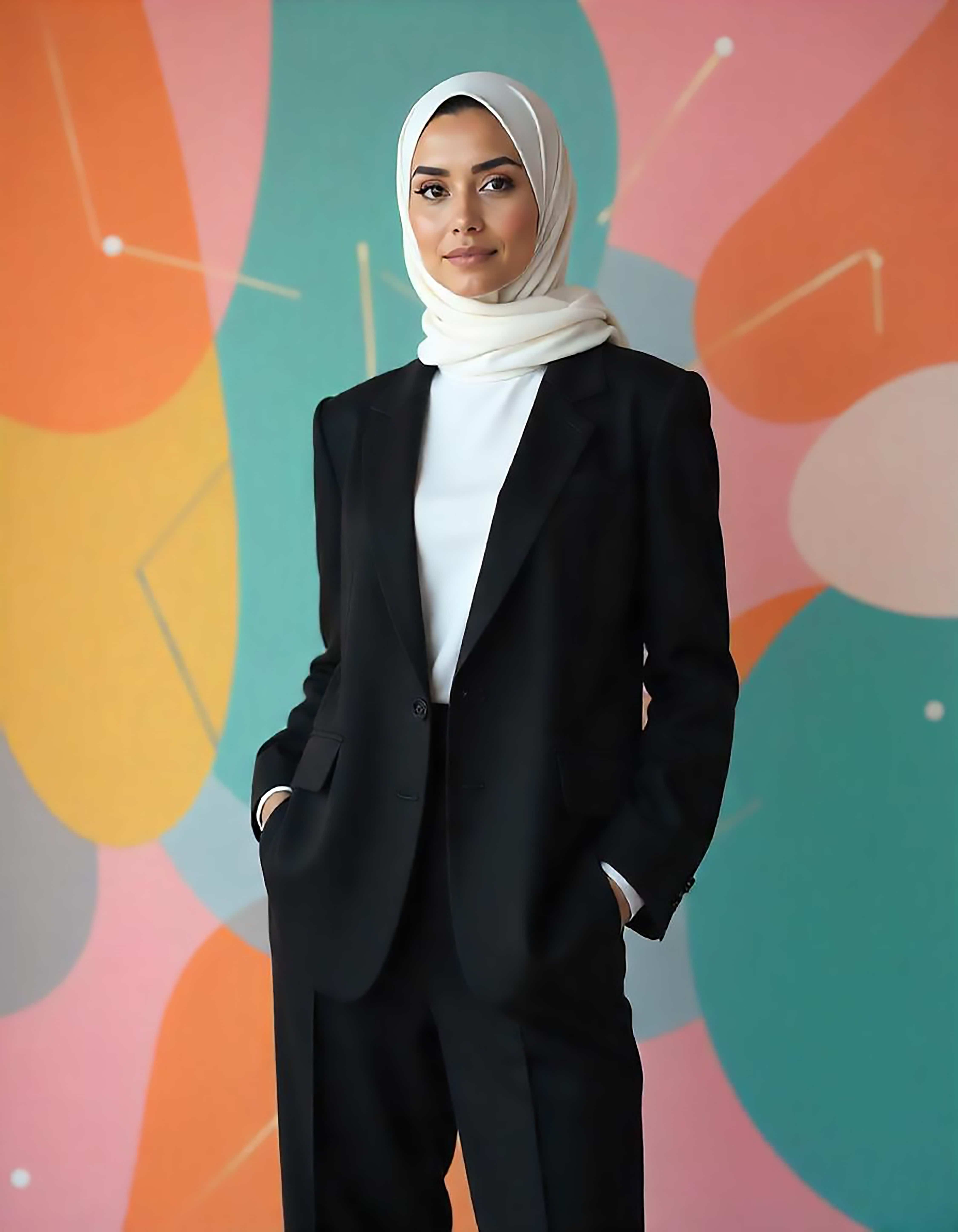 Siyah Blazer Ceket Tesettür Kombin Nasıl Yapılır